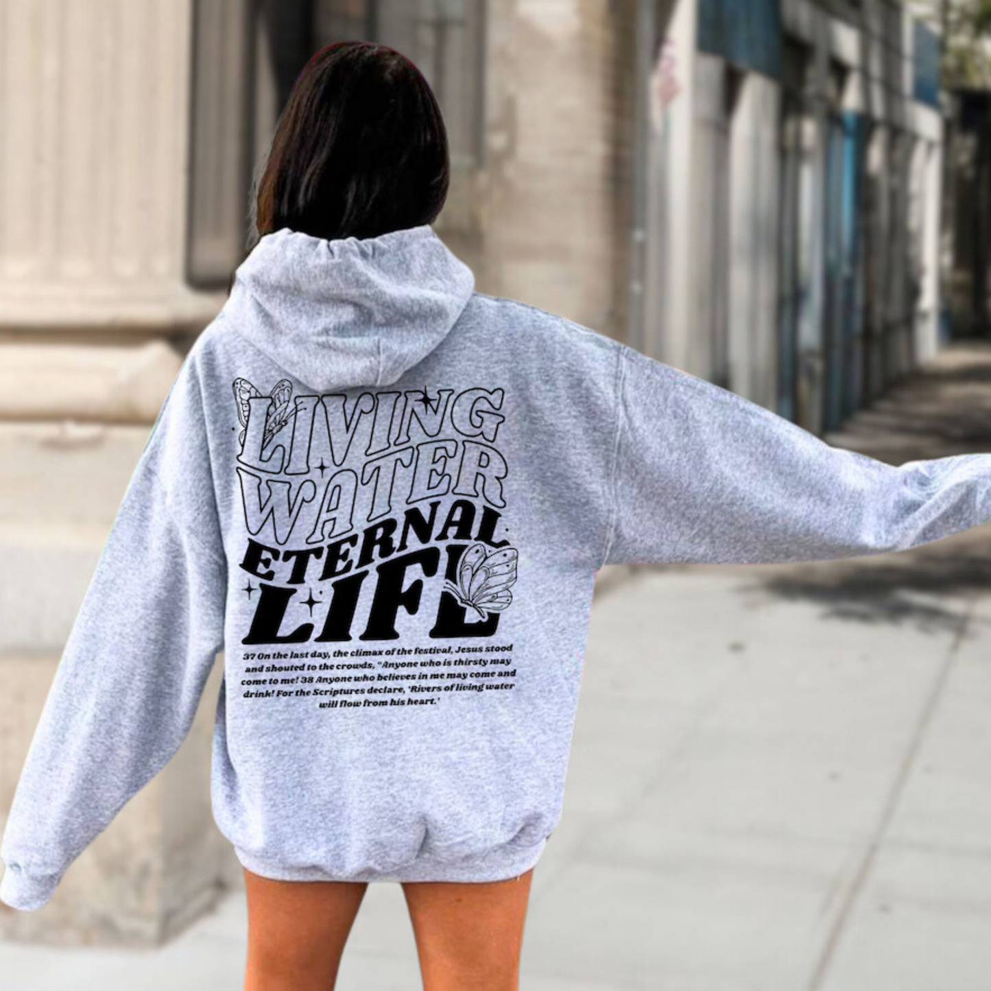 Living Water Eternal Life Hoodie