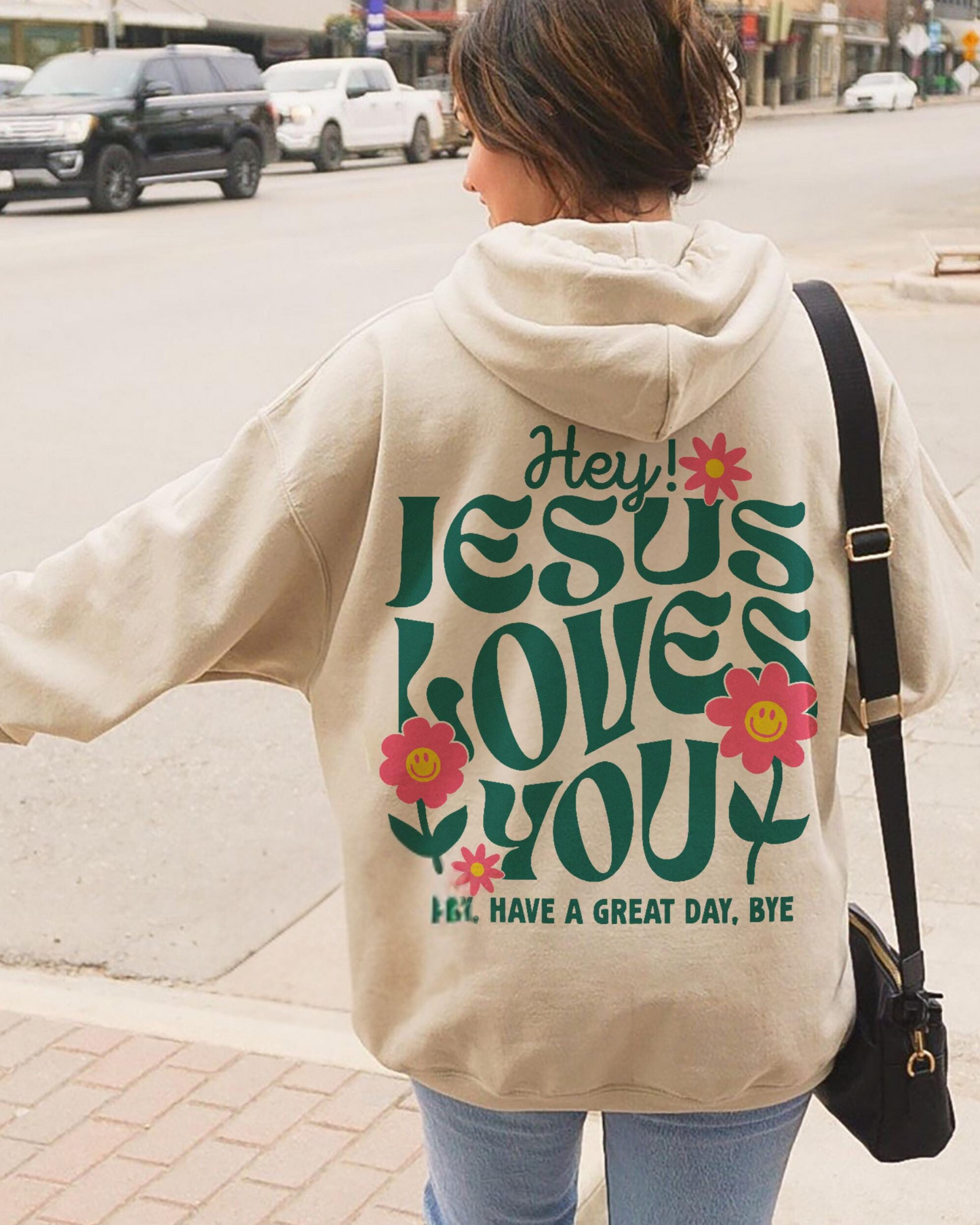 Jesus Loves You Hoodie V4