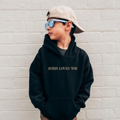 Jesus Loves You Kids Hoodie