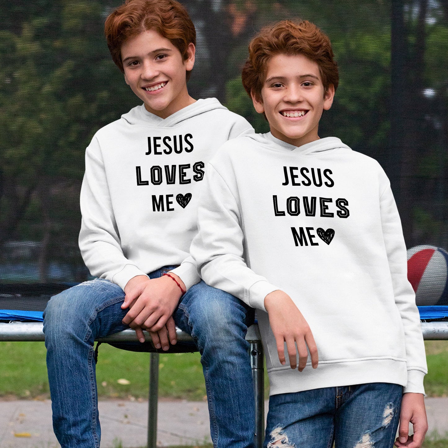 Jesus Loves Me Kids Sweater