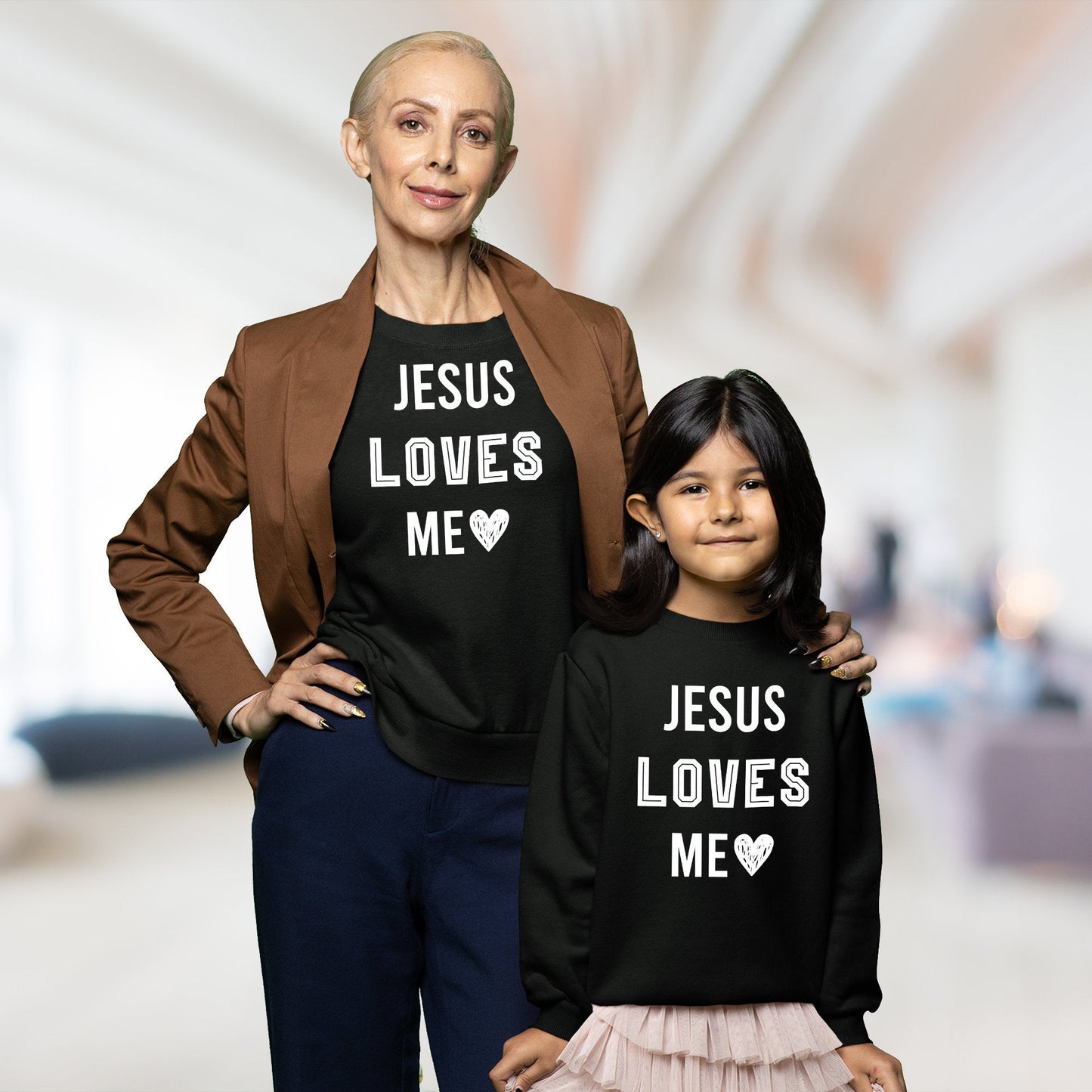 Jesus Loves Me Kids Sweater