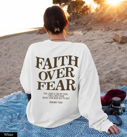 Faith Over Fear Sweater