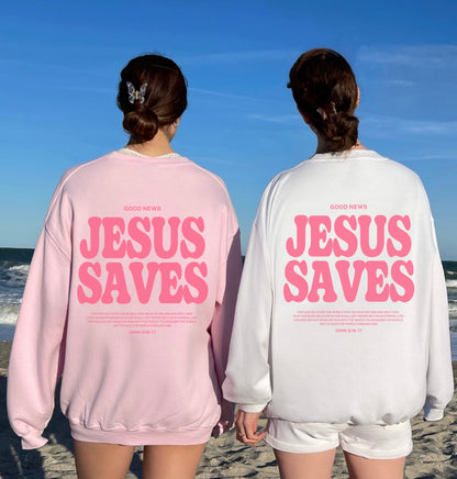 Jesus Saves Sweater