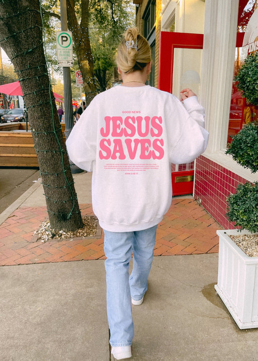 Jesus Saves Sweater