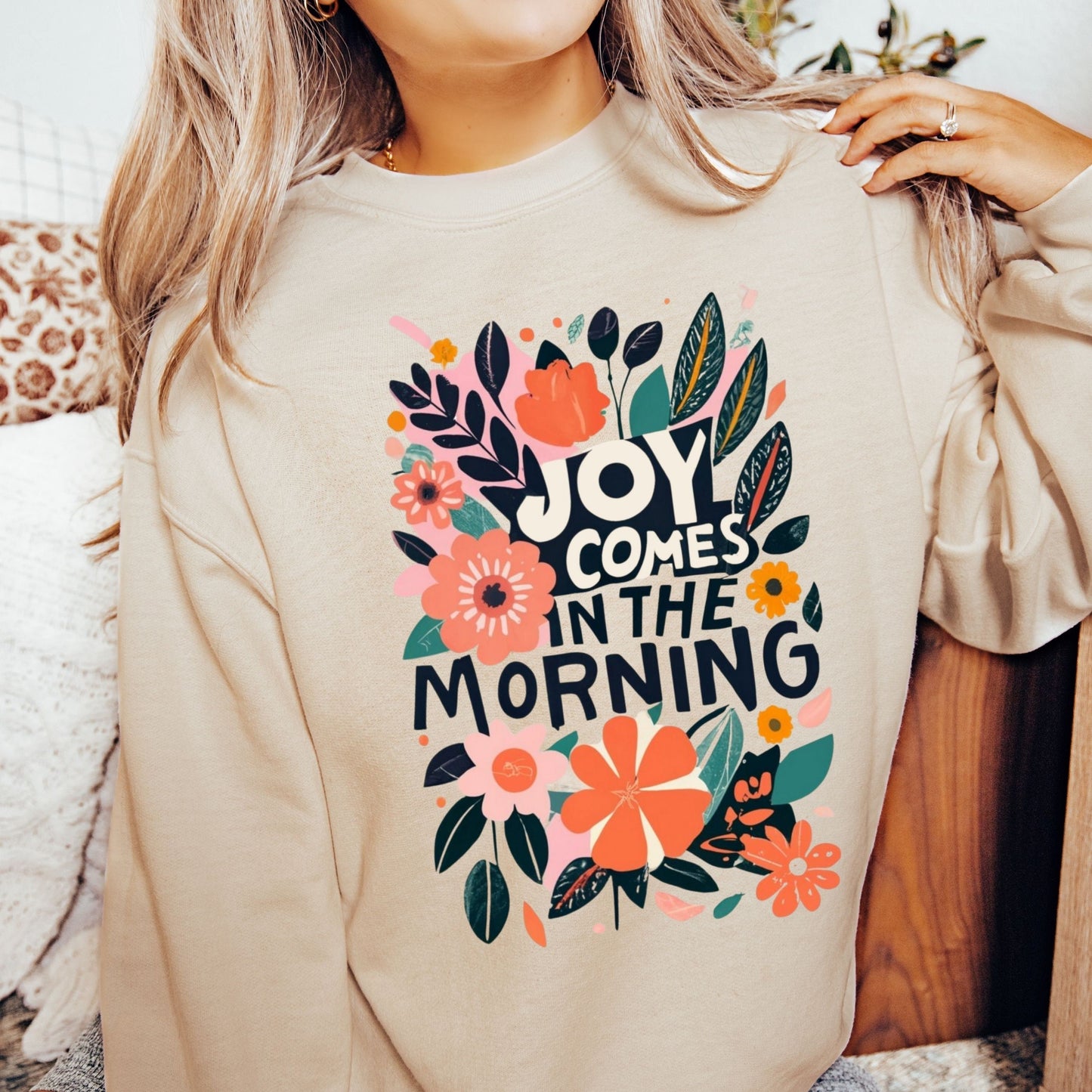 Joy Comes In The Morning Sweater