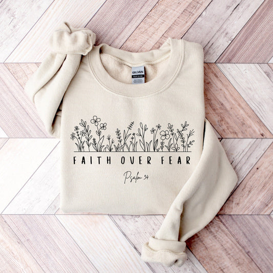 Faith Over Fear Sweater V3